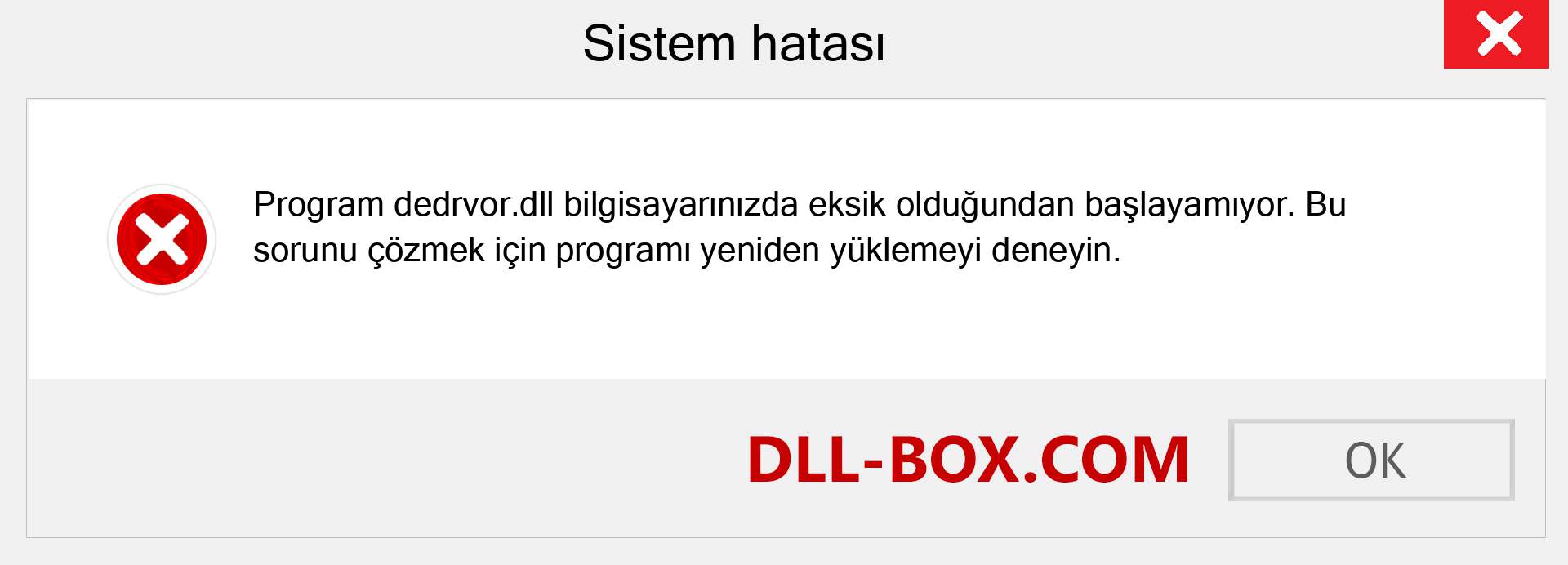 dedrvor.dll dosyası eksik mi? Windows 7, 8, 10 için İndirin - Windows'ta dedrvor dll Eksik Hatasını Düzeltin, fotoğraflar, resimler